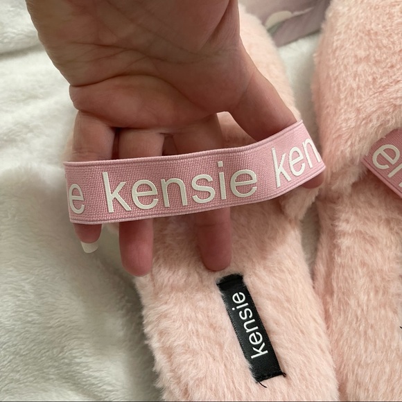 Womens Pink Kensie Slingback Plush Clog Memory Foam Slippers Pick Size 9 - Picture 8 of 10